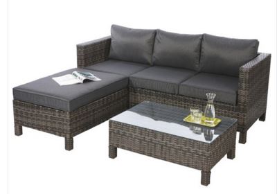 XXXL: AMBIA Gartenmöbel Loungegarnitur statt €925 nur €399!